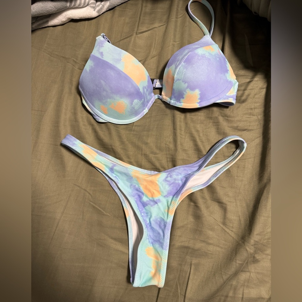 Padded push up bikini set